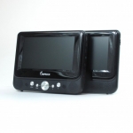Impecca DVP-DS720 7-inch Dual Screen Portable DVD Player