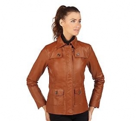 Isaac Mizrahi Ladies Leather Jacket